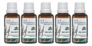 Kit 5 Óleo Melaleuca Essencial Diluído Girassol Pele Cabelo Unhas Imunidade