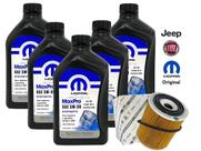 Kit 5 Óleo MOPAR MaxPro 5w30 Sintético Para Motor Etorq 1.8 16v Flex + Filtro de Óleo Genuíno