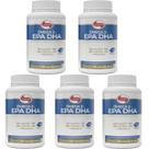 Kit 5 Ômega 3 - 120 Cápsulas 1g - Vitafor