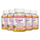 Kit 5 Ômega 3-6-9 Mulher Maxinutri 60 Cápsulas