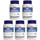 Kit 5 Ômega 3 - 60 Cápsulas 1g - Vitafor Kit 5 Ômega 3 - 60 Cápsulas 1g - Vitafor
