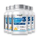 Kit 5 Ômega 3 Concentrado Katiguá 540/360mg 60 Cápsulas