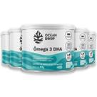 Kit 5 Ômega 3 DHA Vegano Ocean Drop 120 Cápsulas
