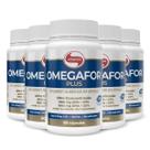 Kit 5 Omegafor Plus Vitafor 60 Cápsulas