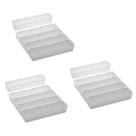 Kit 5 Organizador de Gaveta Modular Com 5 divisórias Talheres Lápis Pincéis Cozinha Utensílios Paramount