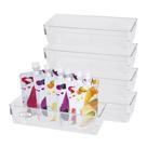KIt 5 Organizador Geladeira/cozinha Acrílico 23x8x5