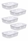 kit 5 Organizador Multiuso Branco Gaveta Armário Escritório kit 5 Organizador Multiuso Branco Gaveta Armário Escritório