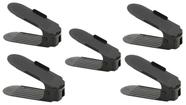 Kit 5 Organizador Sapato Tênis Sapateira Regula Altura Preto