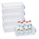 Kit 5 Organizadores De Geladeira Modular Multiuso Gavetas Mesa
