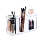 Kit 5 Organizadores Multiuso Transparente C/ Encaixe 22 Cm Kit 5 Organizadores Multiuso Transparente C/ Encaixe 22 Cm