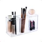 Kit 5 Organizadores Multiuso Transparente C/ Encaixe 22 Cm Kit 5 Organizadores Multiuso Transparente C/ Encaixe 22 Cm