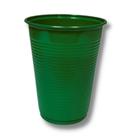 Kit 5 Pacotes Copo Descartável 200ml Verde 50un Cada Kit 5 Pacotes Copo Descartável 200ml Verde 50un Cada