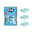 Kit 5 Pacotes de Fini Marshmallow Torção Azul c/ Branco 250g