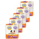 Kit 5 Pacotes Fraldas Descartável Infantil Pom Pom Protek Kit 5 Pacotes Fraldas Descartável Infantil Pom Pom Protek