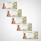 Kit 5 Pacotes Lenço Umecido Personalidade Baby 100 Toalhas Umedecidas Cada - 500 total