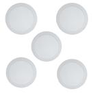 Kit 5 Painéis Plafon Led de Sobrepor Modaza Redondo 18W, Branco 6500K Kit 5 Painéis Plafon Led de Sobrepor Modaza Redondo 18W, Branco 6500K