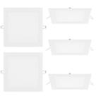 Kit 5 Painel de Led Quadrado Embutir 12W Bivolt Taschibra Kit 5 Painel de Led Quadrado Embutir 12W Bivolt Taschibra