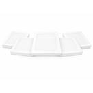 Kit 5 painel led sobrepor 18w biv 2700k quad branco ourolux Kit 5 painel led sobrepor 18w biv 2700k quad branco ourolux