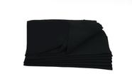 Kit 5 Pano De Prato Pé De Galinha Preto - 66cm X 38cm