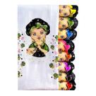 Kit 5 Pano De Prato Saia de Crochê Bonequinha CupCake