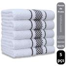 Kit 5 Pano de Prato Super Luxo Atoalhado Premium Gourmet Beka - Preto