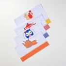 Kit 5 Panos De Prato Pe De Galinha Aplicação Patchwork