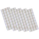 Kit 5 panos de prato teka chef premium atoalhado 100% algodão 45 x 70cm