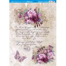 Kit 5 Papel Decoupage Flores, Textos e Borboletas Pdz-025 24,5x33cm Litoarte Kit 5 Papel Decoupage Flores, Textos e Borboletas Pdz-025 24,5x33cm Litoarte