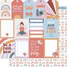 Kit 5 Papel Scrapbook Dupla Face Cards Good Vibes Sd-1259 30,5x30,5cm Litoarte