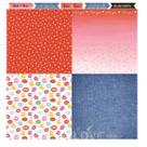 Kit 5 Papel Scrapbook Dupla Face I Love You Sd-1196 30,5x30,5cm Litoarte Kit 5 Papel Scrapbook Dupla Face I Love You Sd-1196 30,5x30,5cm Litoarte
