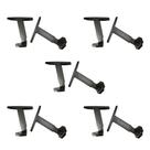 KIT 5 Par De Braços T Regulavel Ergonômico Polipropileno Preto