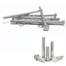 Kit 5 parafusos meia rosca parcial sextavado inox m10*150mm