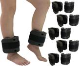 Kit 5 Pares Caneleiras De Hidroginástica em EVA 1 à 2kg DF1106-P Preto Dafoca Sports Kit 5 Pares Caneleiras De Hidroginástica em EVA 1 à 2kg DF1106-P Preto Dafoca Sports