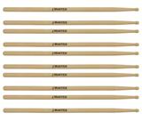 Kit 5 Pares de Baquetas Liverpool MT-11 p/ Repique Kit 5 Pares de Baquetas Liverpool MT-11 p/ Repique