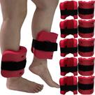 Kit 5 Pares de Caneleiras de Hidroginástica Em EVA Peso 3 à 4kg DF4032-VM Vermelha Dafoca Sports