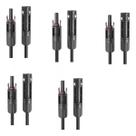 Kit 5 Pares de Conectores MC4 para Energia Fotovoltaica