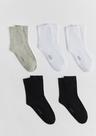 Kit 5 Pares De Meias Unissex Cano Médio