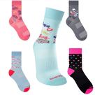 Kit 5 Pares Meia Ciclismo Feminina Bike Runner