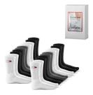 Kit 5 Pares Meias Cano Médio Algodão Masculina Alto Sandrini