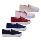 Kit 5 Pares Tênis Feminino Slip On Plataforma Sapatilha K107