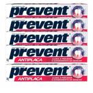 Kit 5 Pasta De Dentes Prevent Antiplaca Em Creme 90 G Kit 5 Pasta De Dentes Prevent Antiplaca Em Creme 90 G