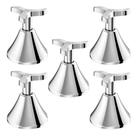Kit 5 Pcs Acabamento Docol Base Pertutti Cromado Dn15 A Dn25