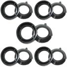 Kit 5 Pçs - Arruela/bucha Pvc P/ Eletroduto 3/4''