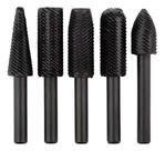 Kit 5 Pçs Limas Grosas Rotativas Desbaste Aço Para Furadeira Kit 5 Pçs Limas Grosas Rotativas Desbaste Aço Para Furadeira