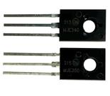 Kit - 5 pçs mje340 ( npn ) + 5 pçs mje350 (pnp)