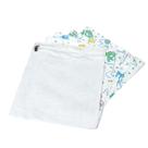 Kit 5 Pçs Saco Organizador Bebê e Infantil Impermeável com Visor e Zíper