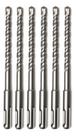 Kit 5 peças broca sds plus 8x160mm - vonder