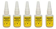 Kit 5 Peças Colas Adesivo Instantâneo 20g Multiuso