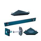 Kit 5 peças luxo canto fumê Vildrex