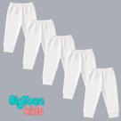 Kit 5 Peças Mijão Infantil Calça Bebê Suedine Sem Pé Cor Lisa